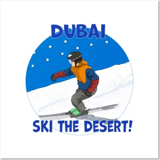 Ski The Desert, Dubai Posters and Art